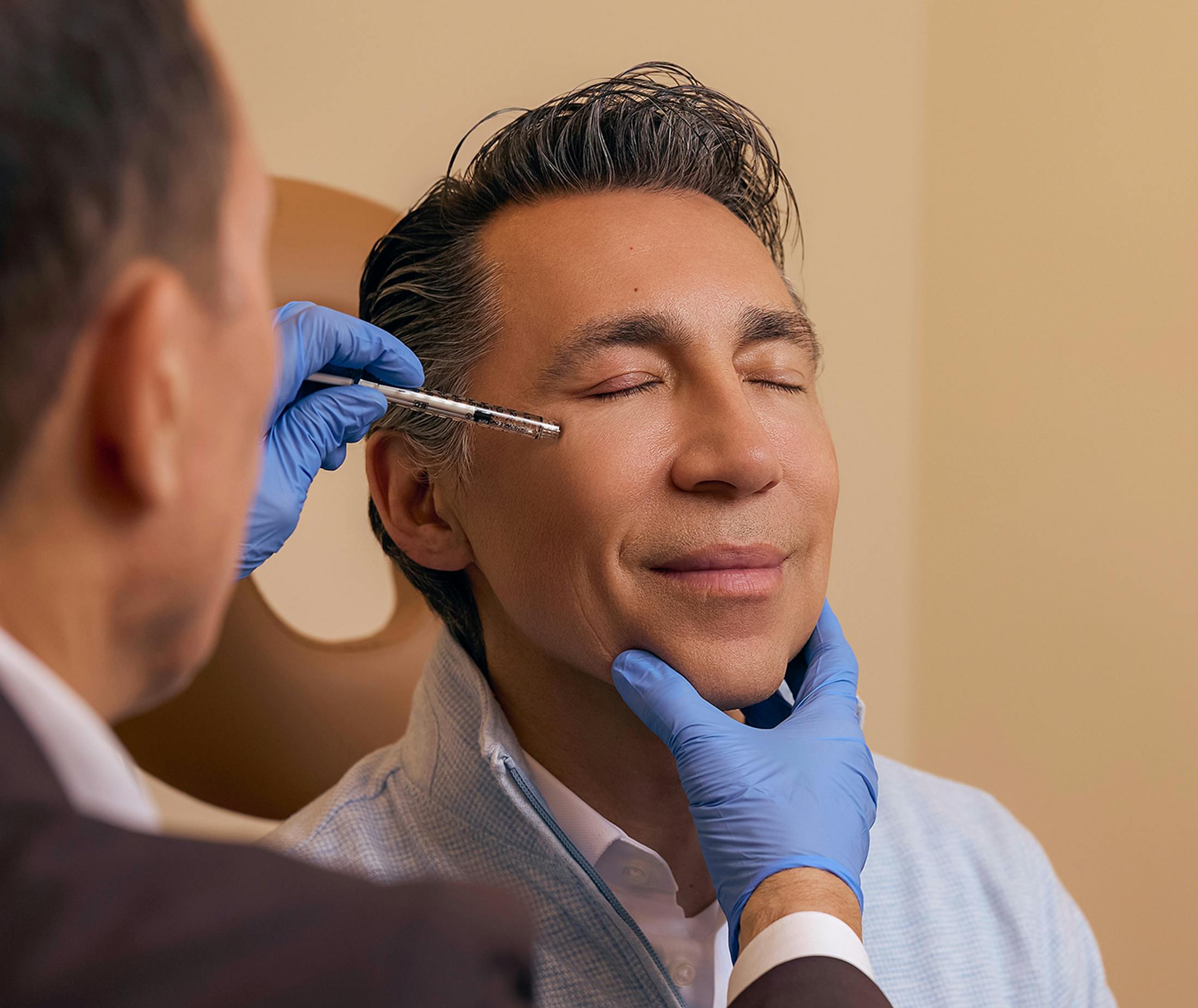 Doctor helping a patient