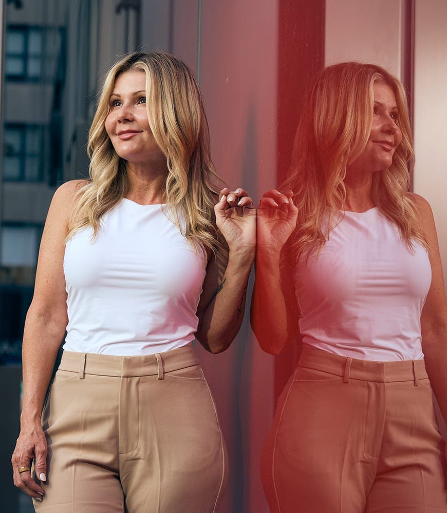 blonde woman