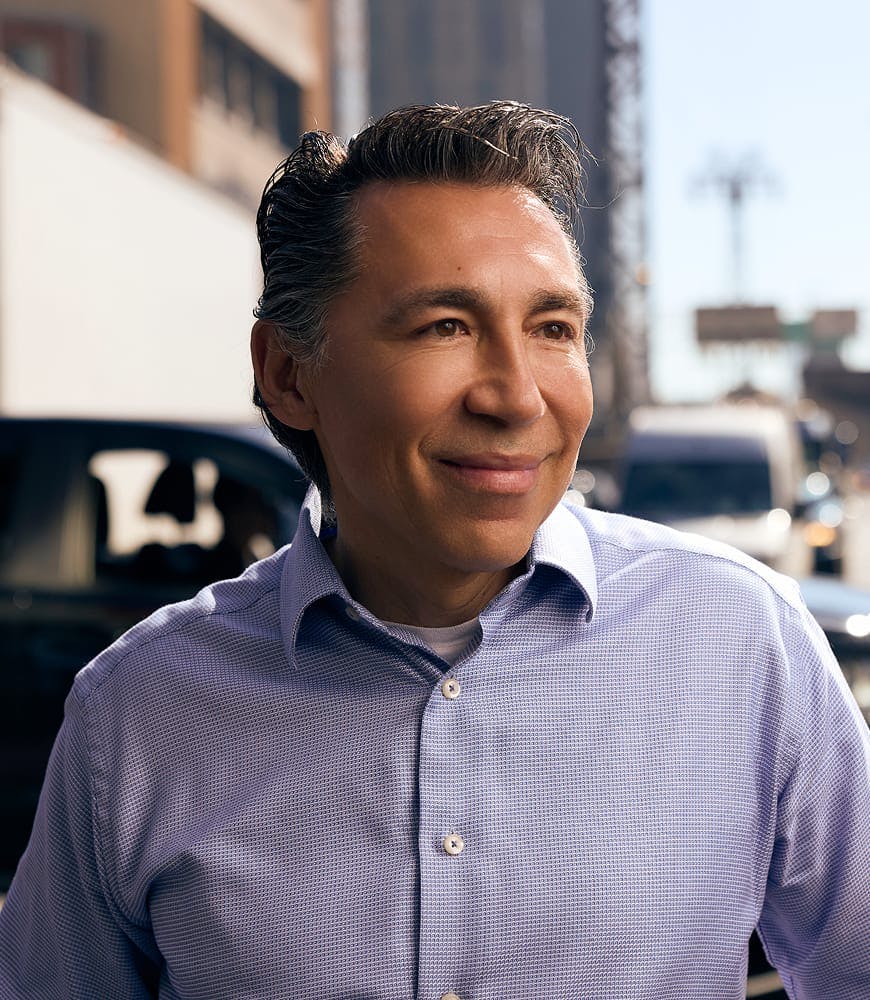 smiling man