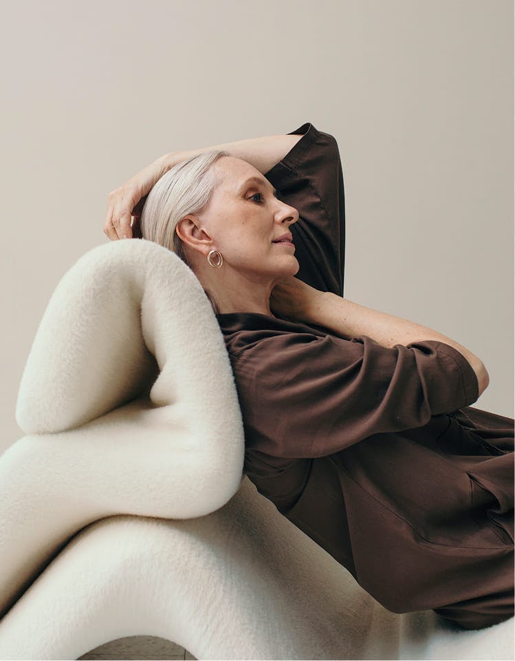 woman sitting