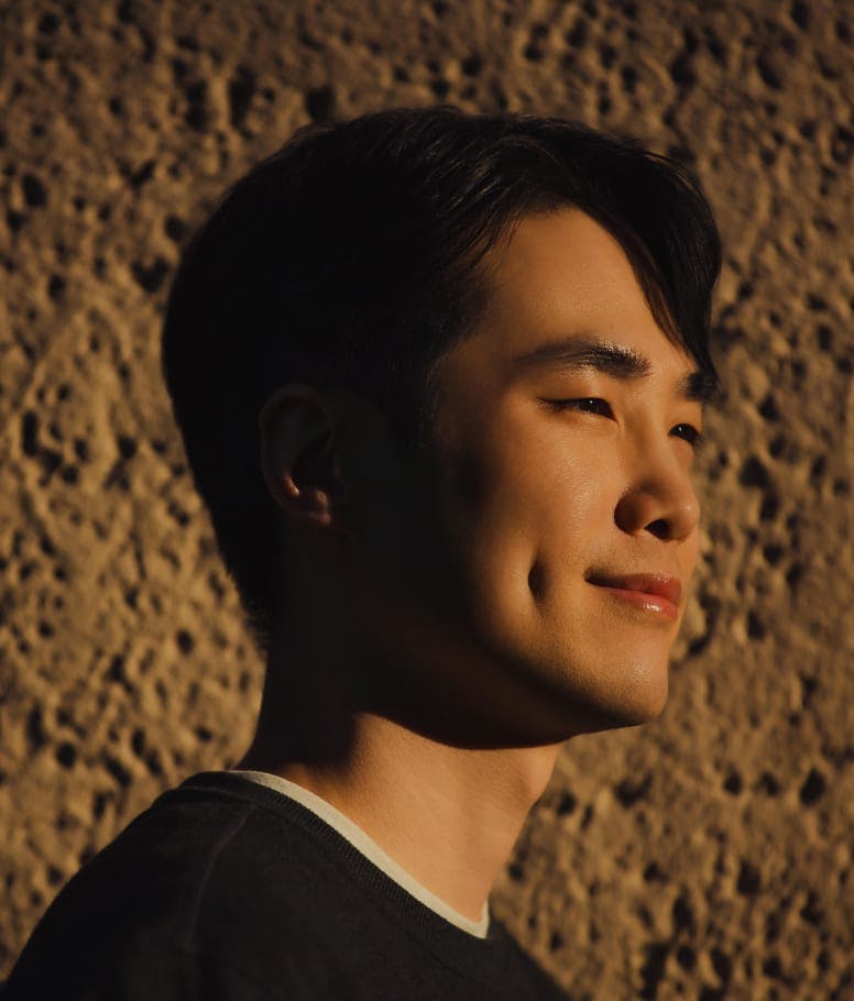 Man smiling