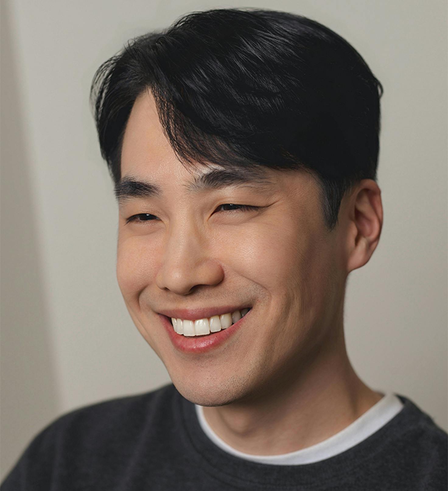 man smiling