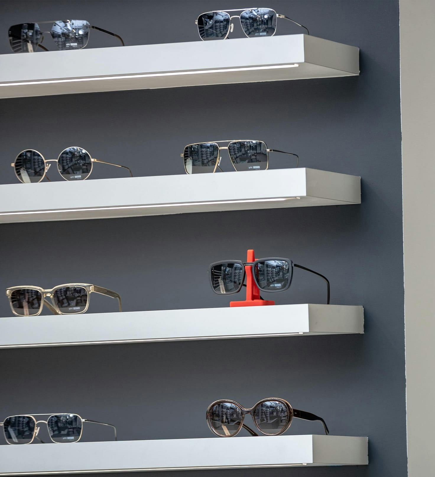 sunglasses on display