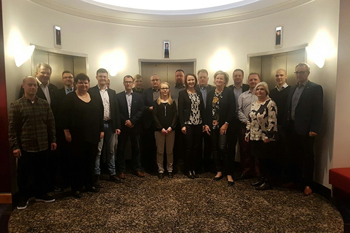 Kuvassa Länsirannikon alueen palkitut vuosimallia 2018