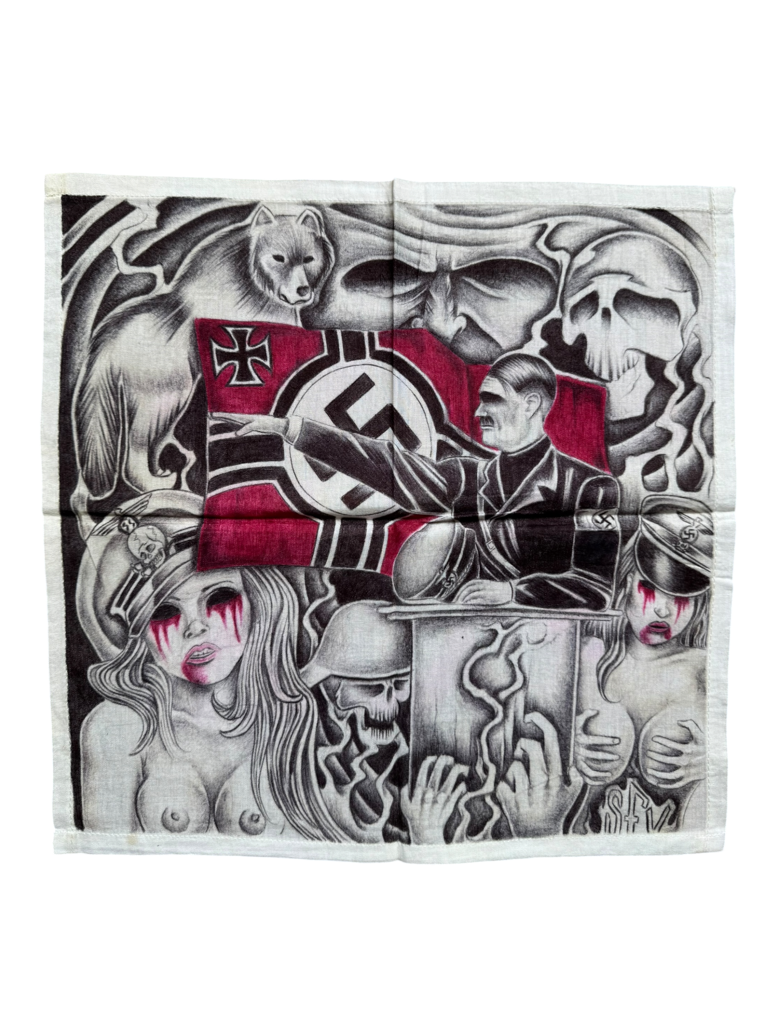     California Peckerwood Nazi-Themed Prison Paño 001