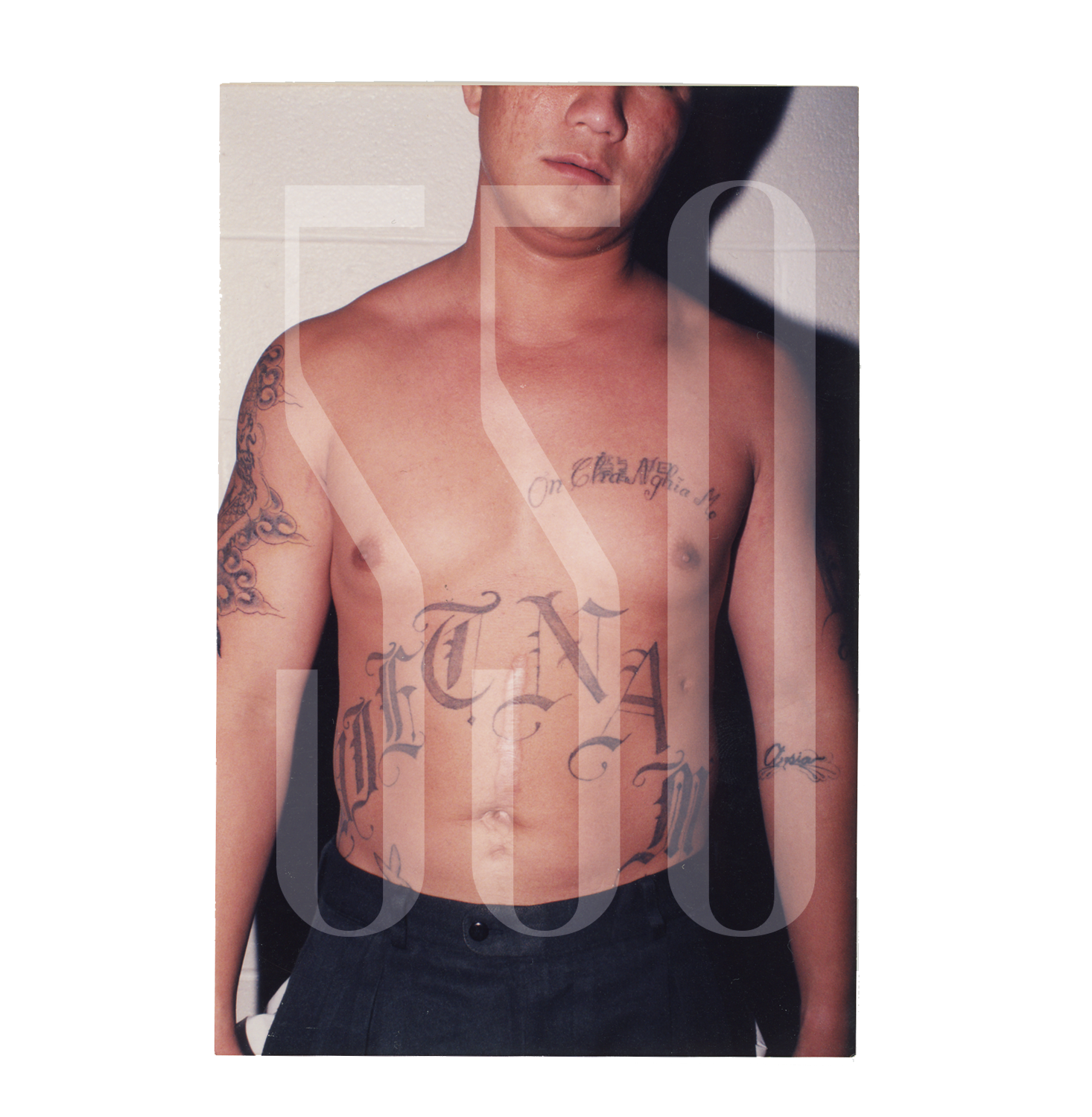 CALIFORNIA ASIAN STREET GANGS'' FIELD IDENTIFICATION'' ANALOG PHOTOGRAPHS (10+)