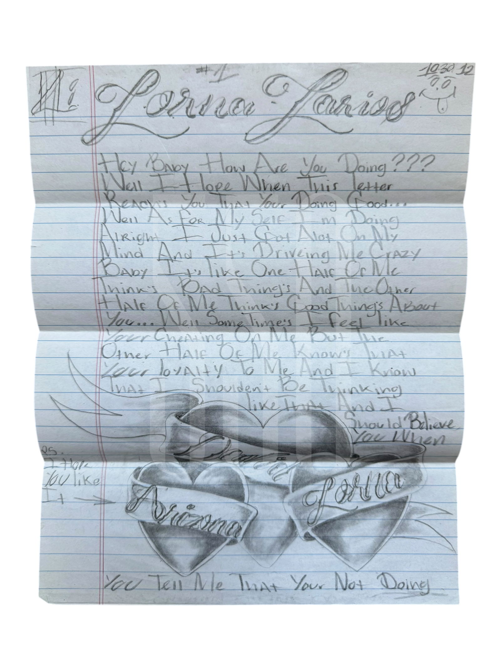 CDCR PRISON LETTERS (200+)