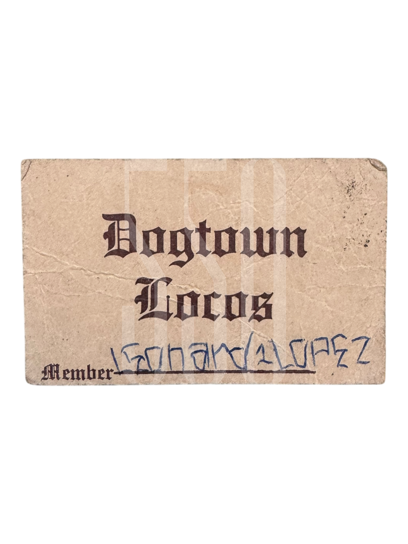 Varrio Dogtown business card