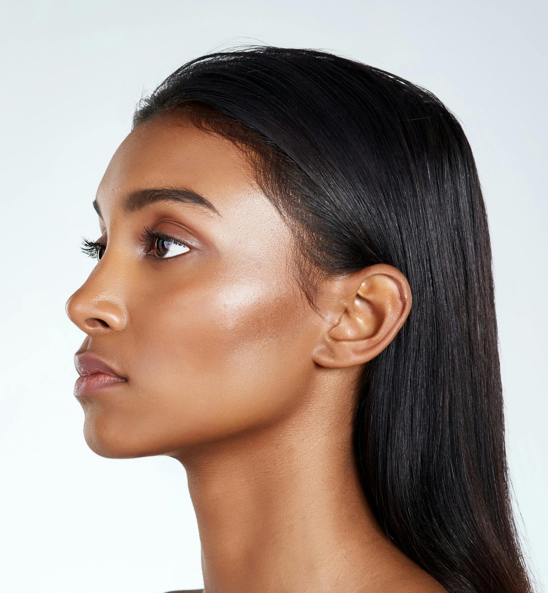 side of a womans face