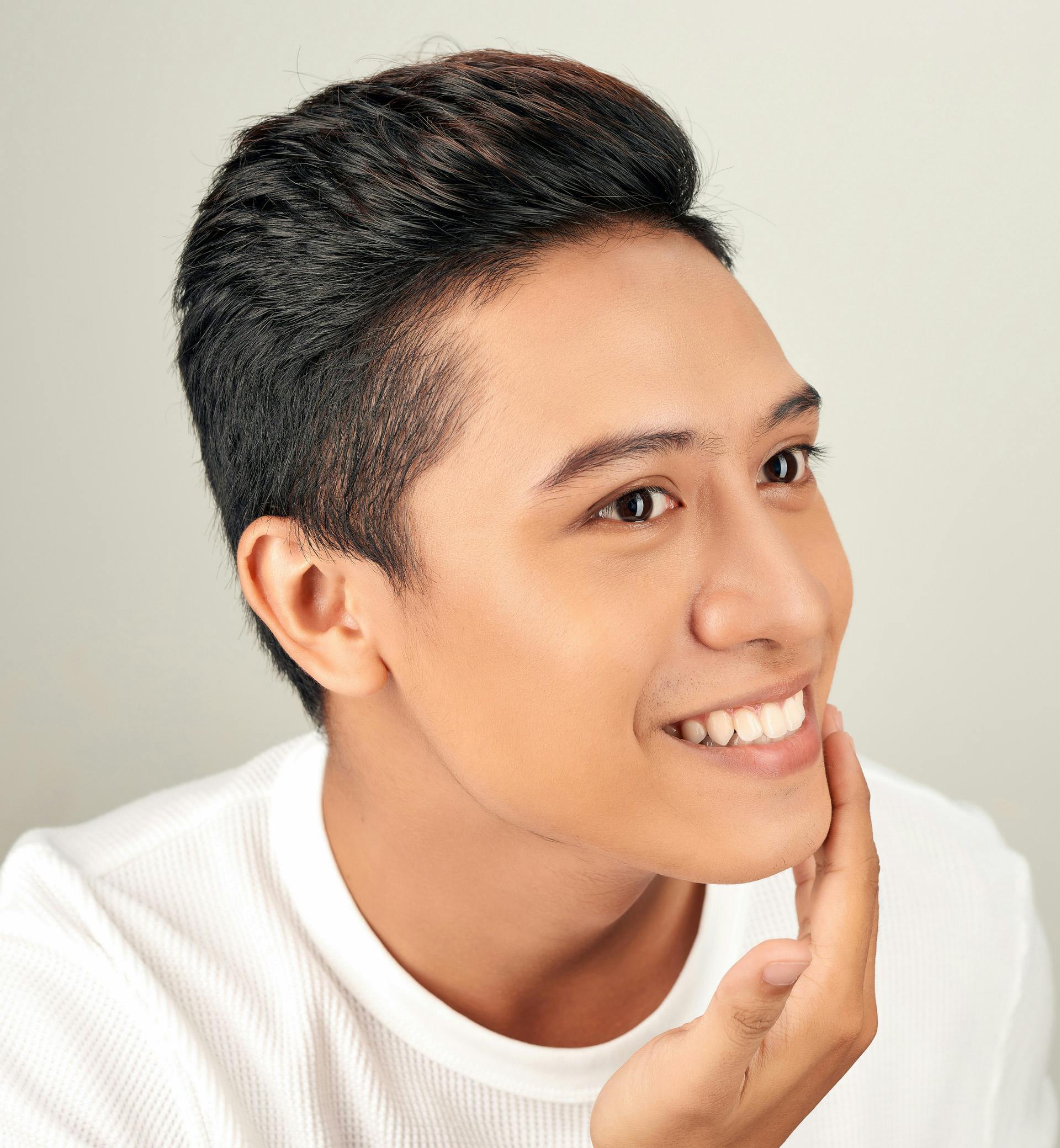 person smiling