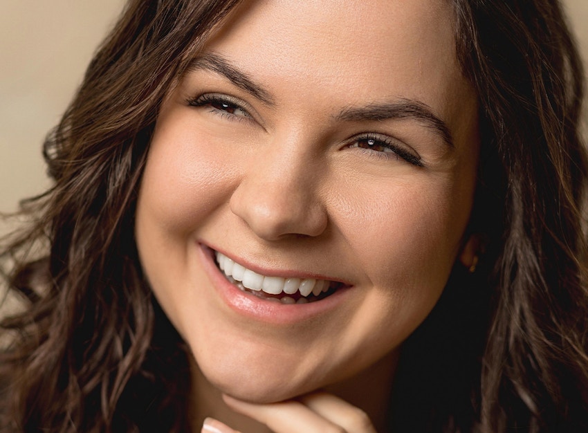 Women smiling
