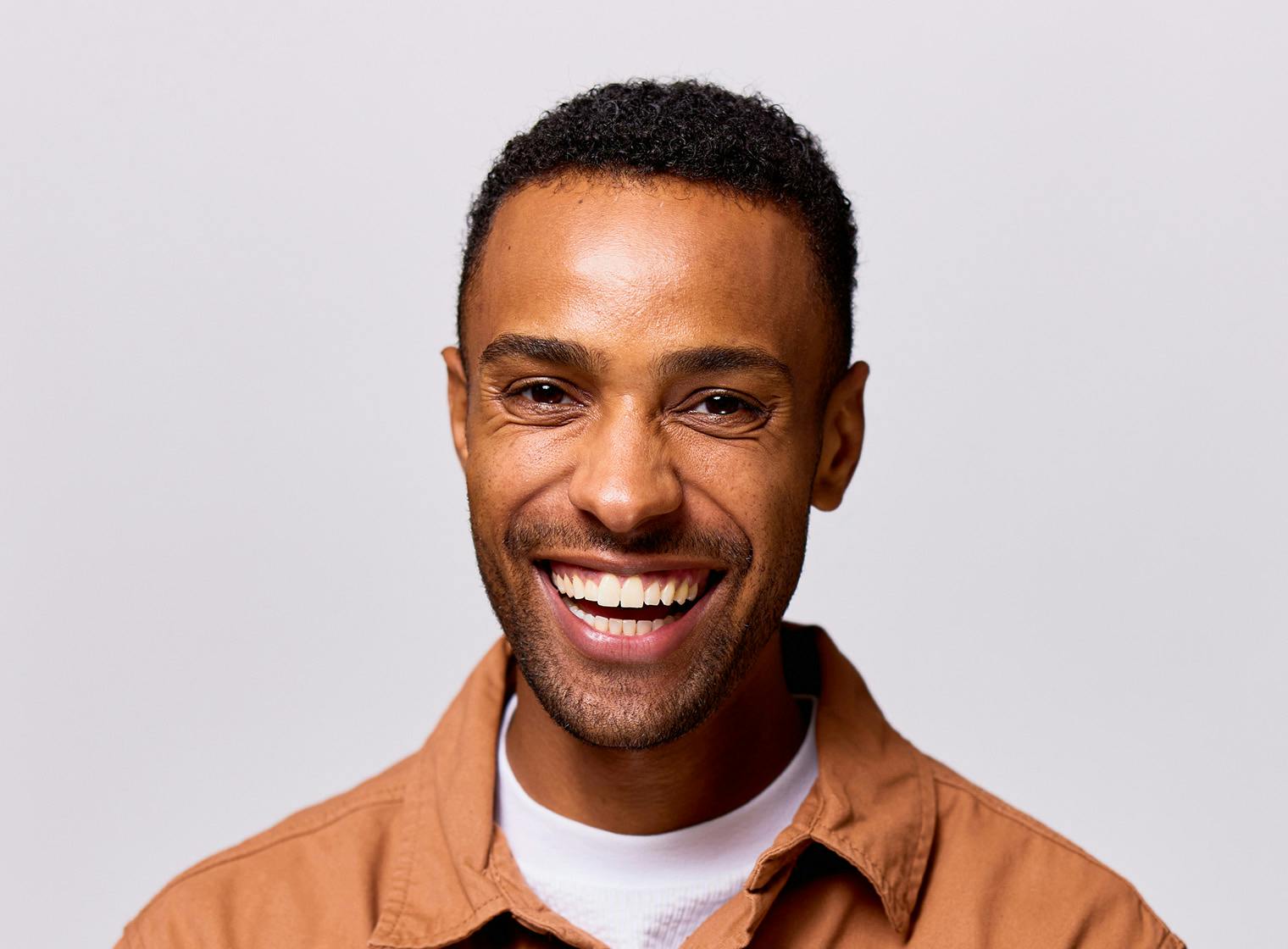man smiling