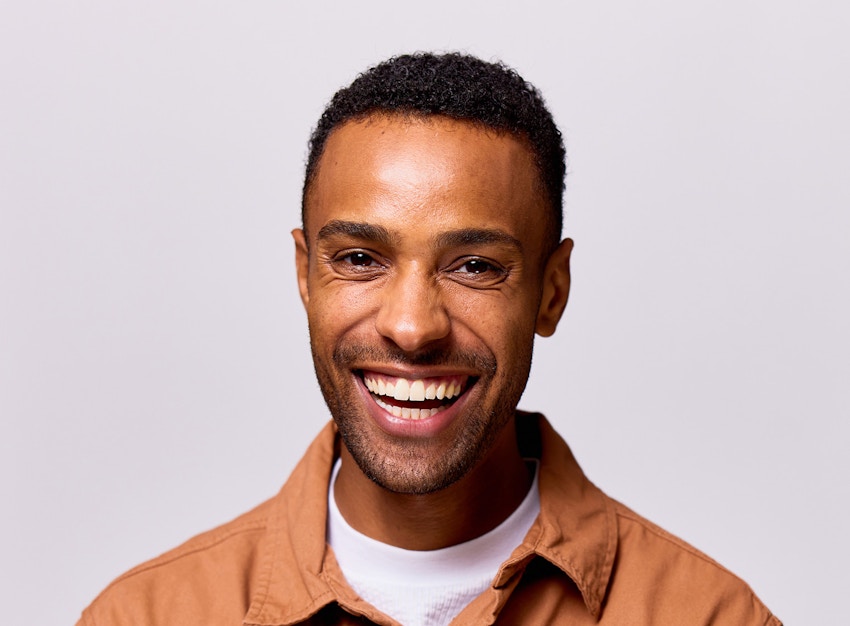 man smiling