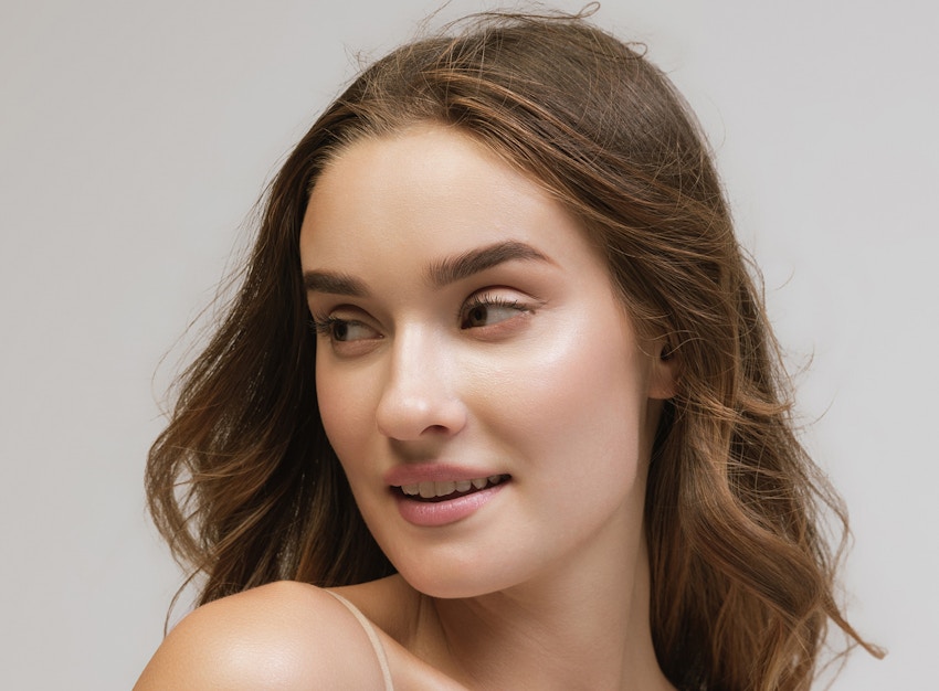 woman smiling