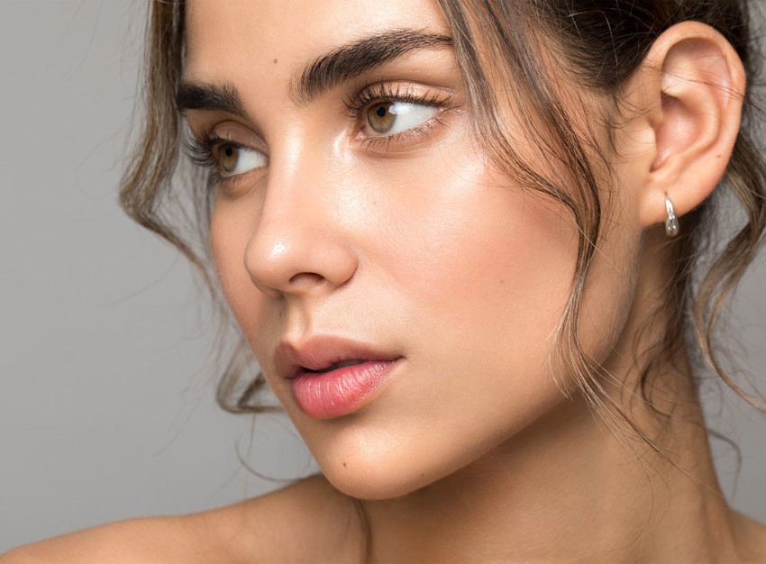 woman looking to the side