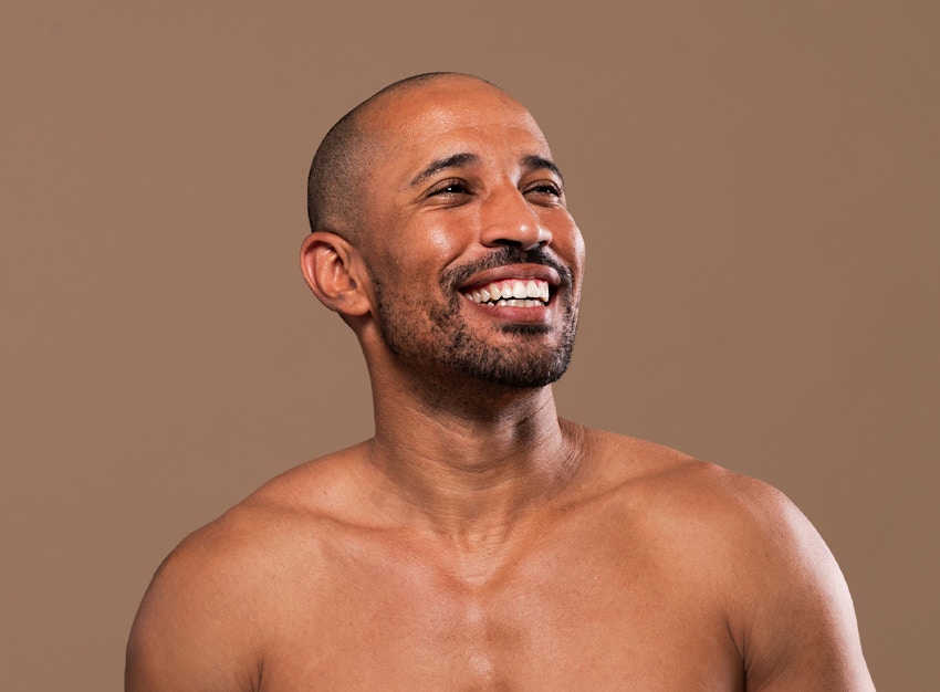 man smiling