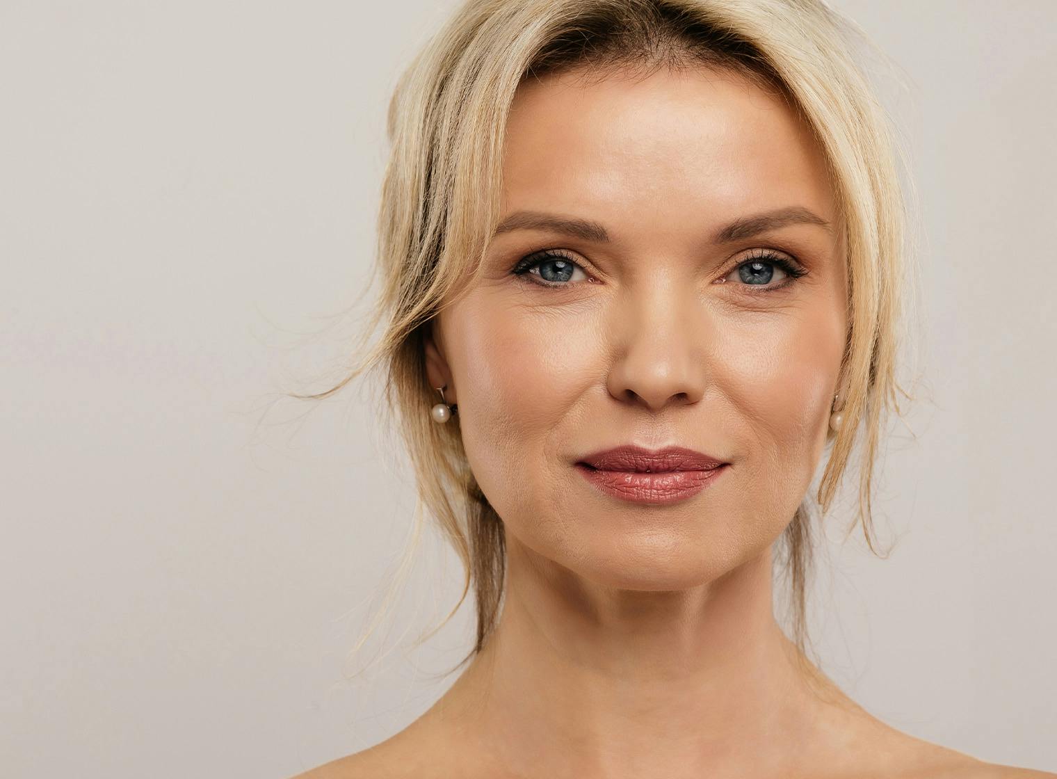 woman smiling