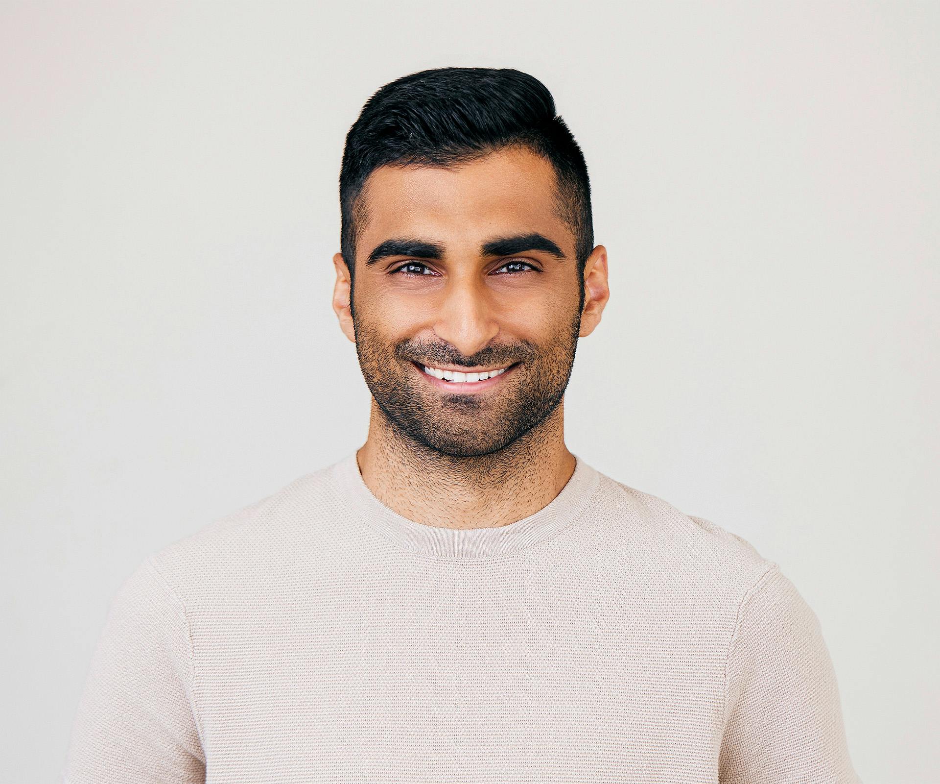 man smiling