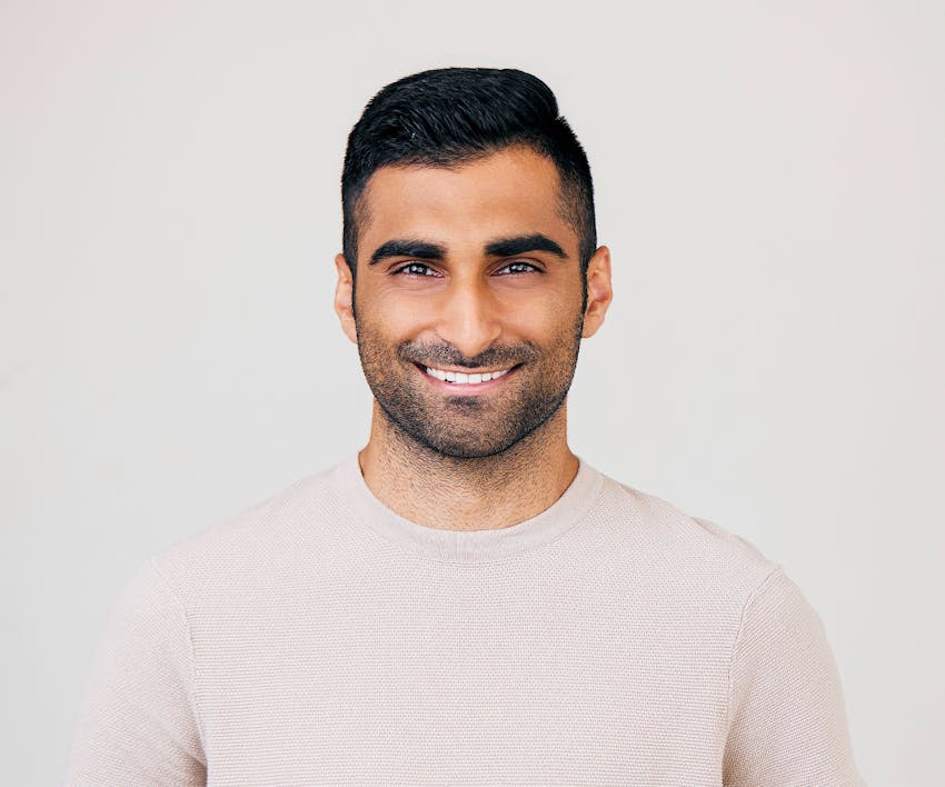 man smiling