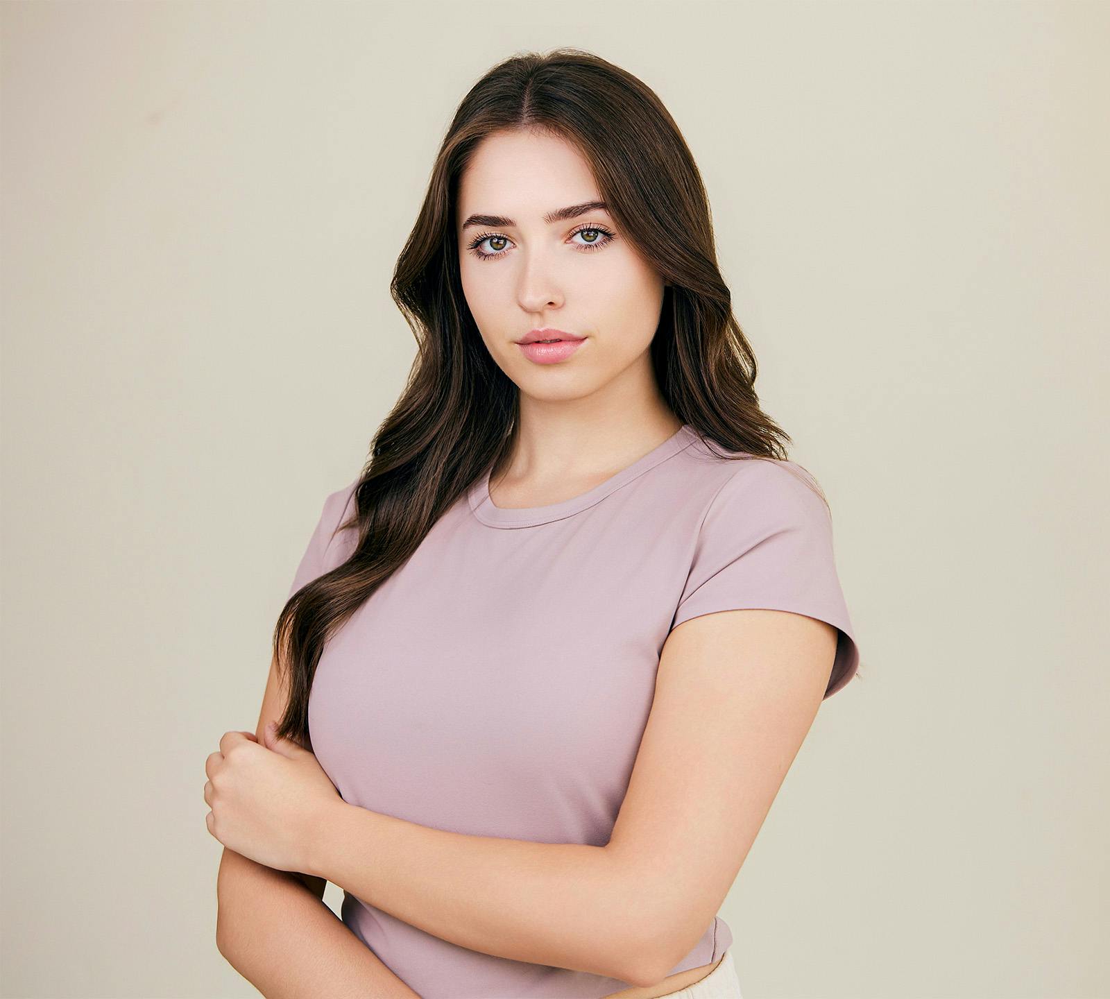 woman with arms crossed