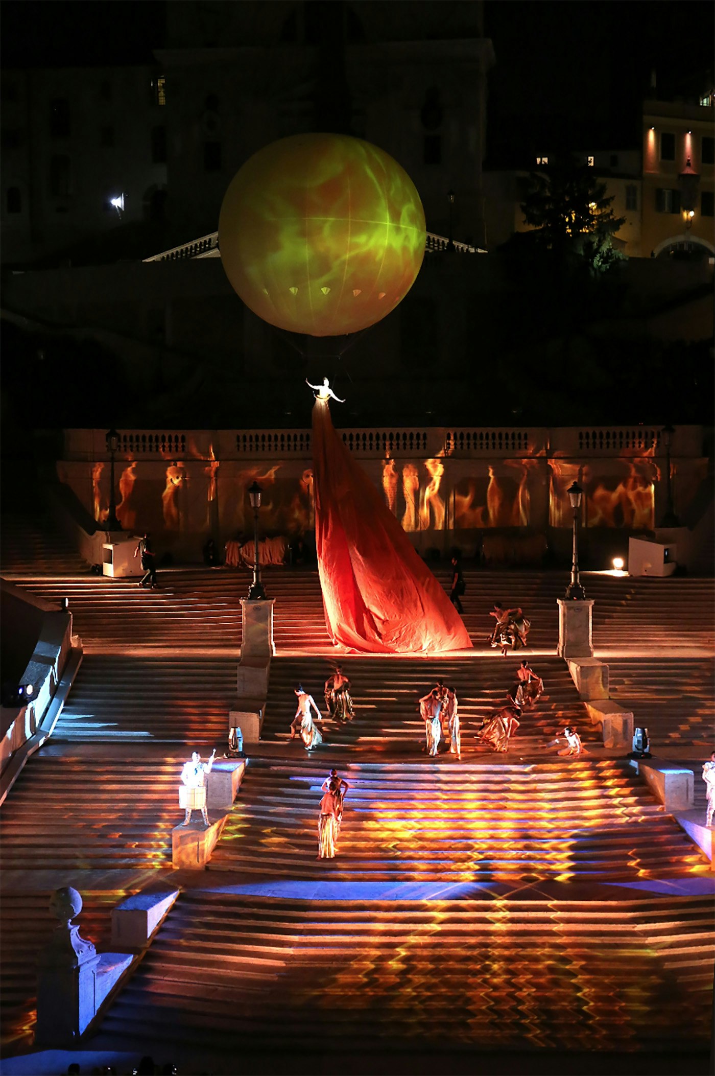 Reopening of the Spanish Steps