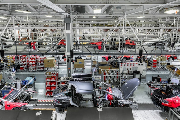 Model 3 production for The New York Times