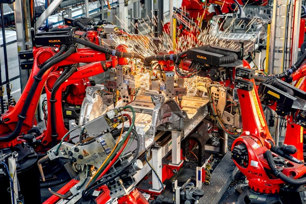 Model 3 production for The New York Times