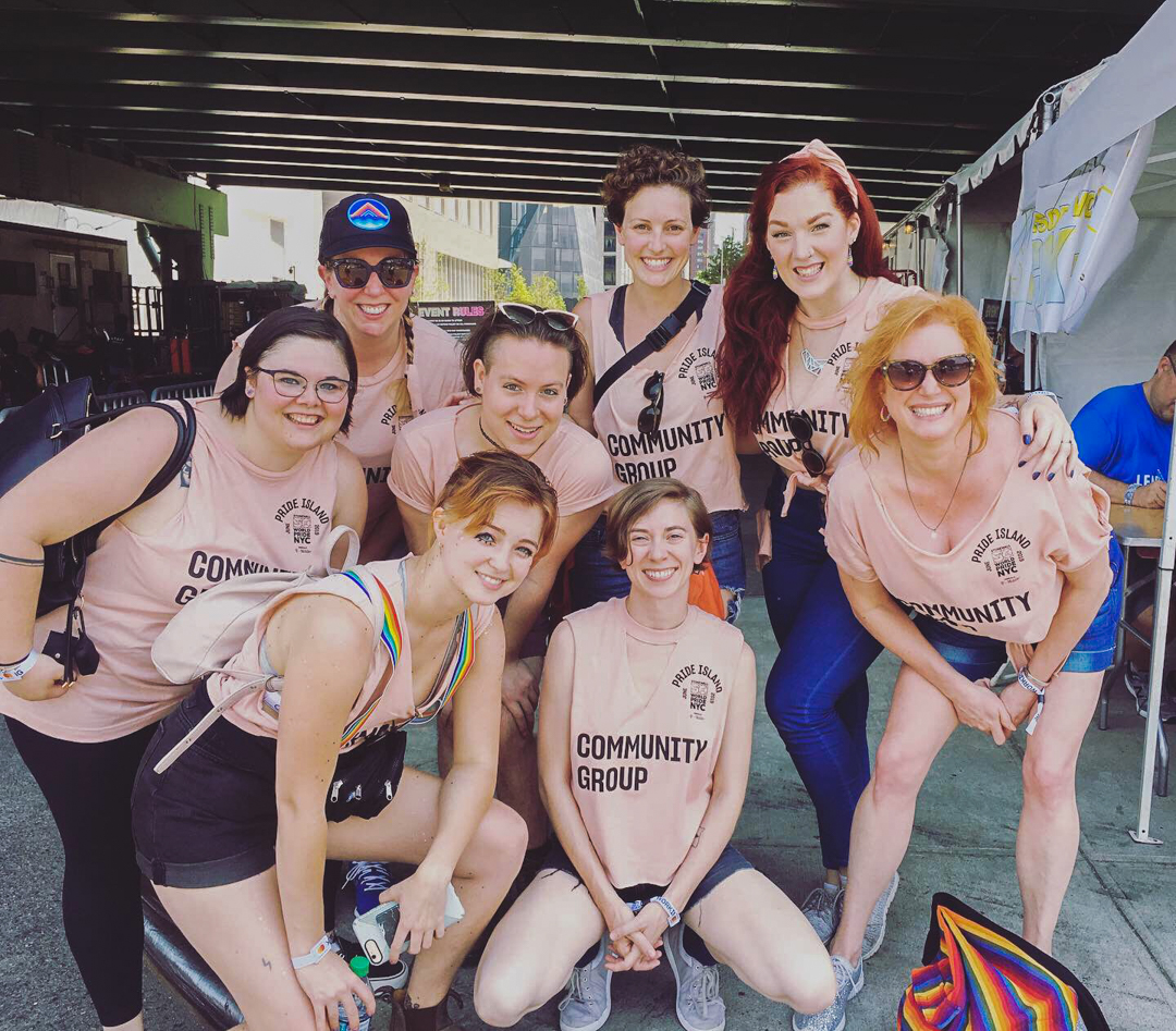 The RoK team at Pride Island, July 2019
