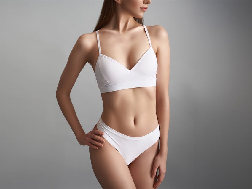A woman posing