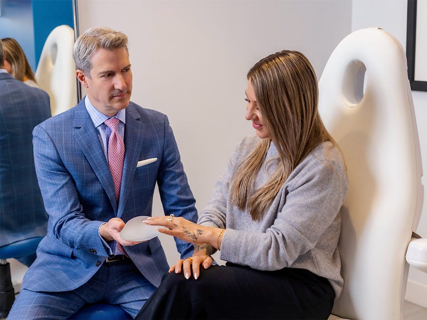 Doctor helping a patient