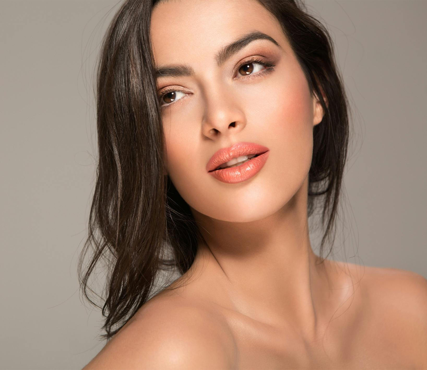 Woman looking off to the side