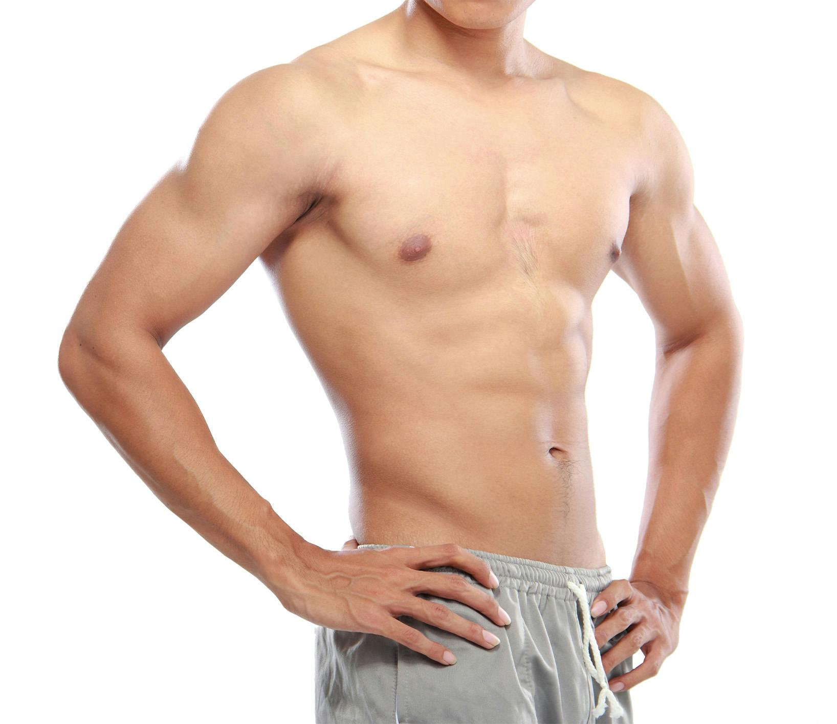 A man's upper body