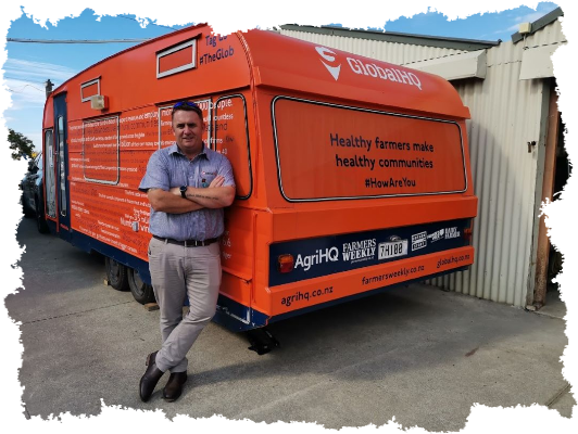 The Glob mobile health screening caravan