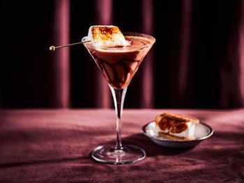 Spiked Chocolate S’mores