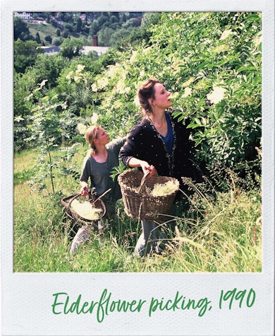 Elderflower picking 1990