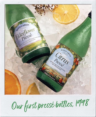 Our first pressé bottles 1998