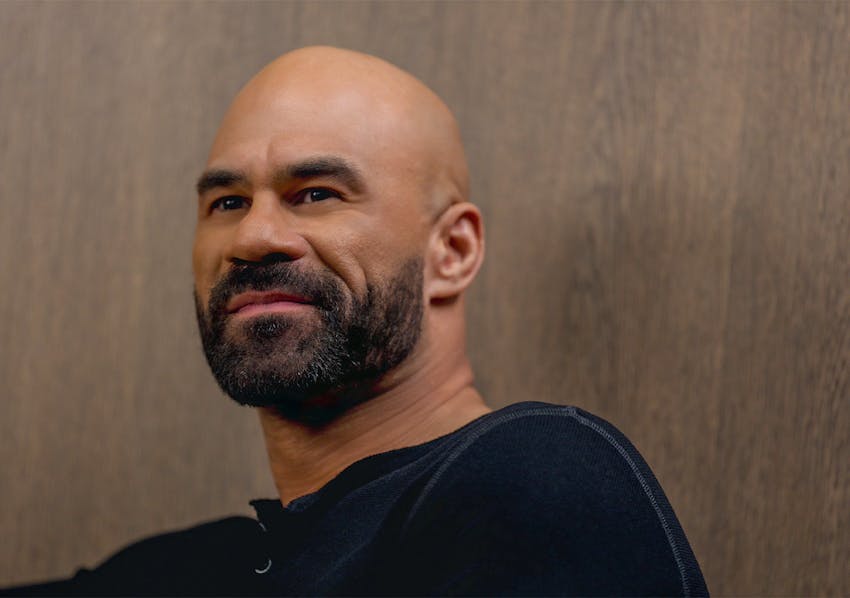 man smiling