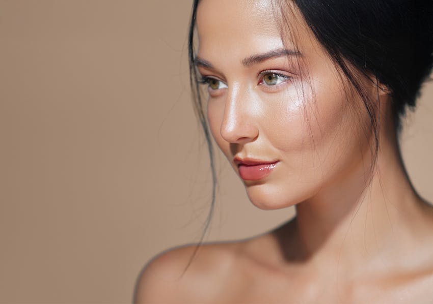 woman smiling