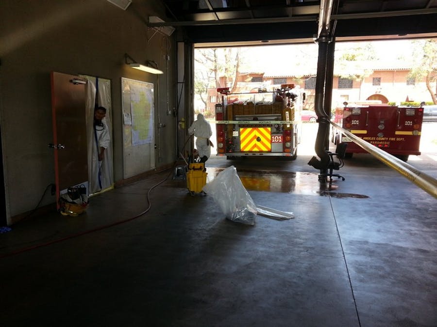 Fire Station Water Damage