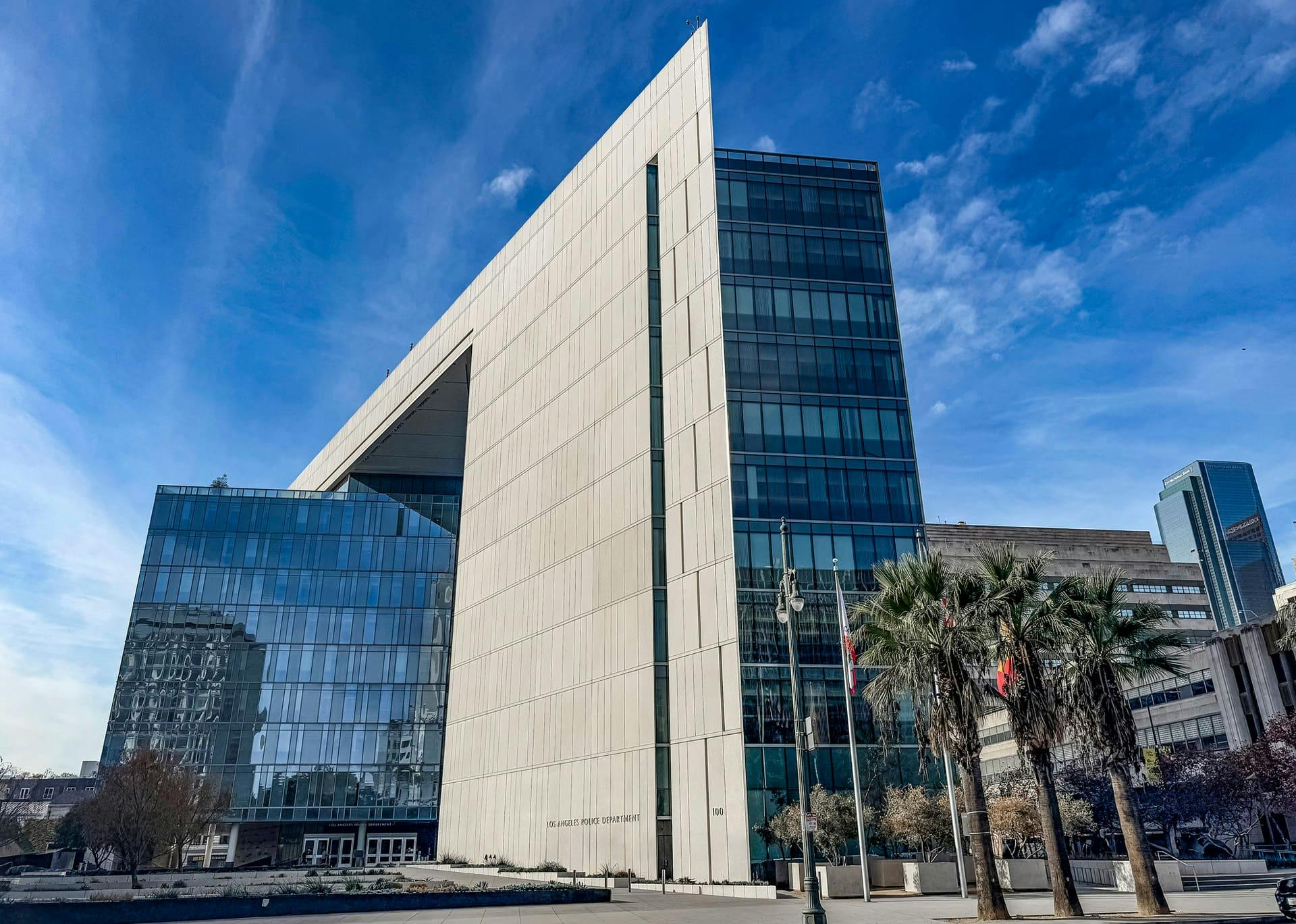 an angular building