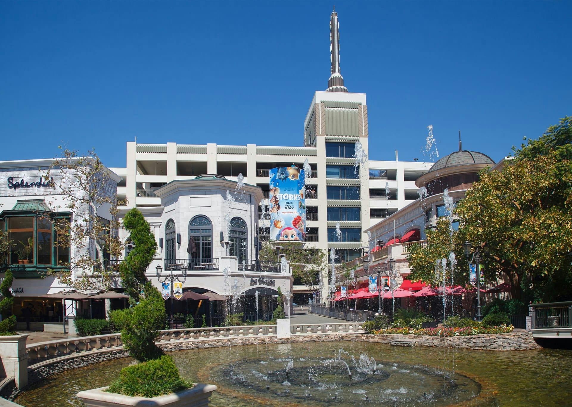 a fountain