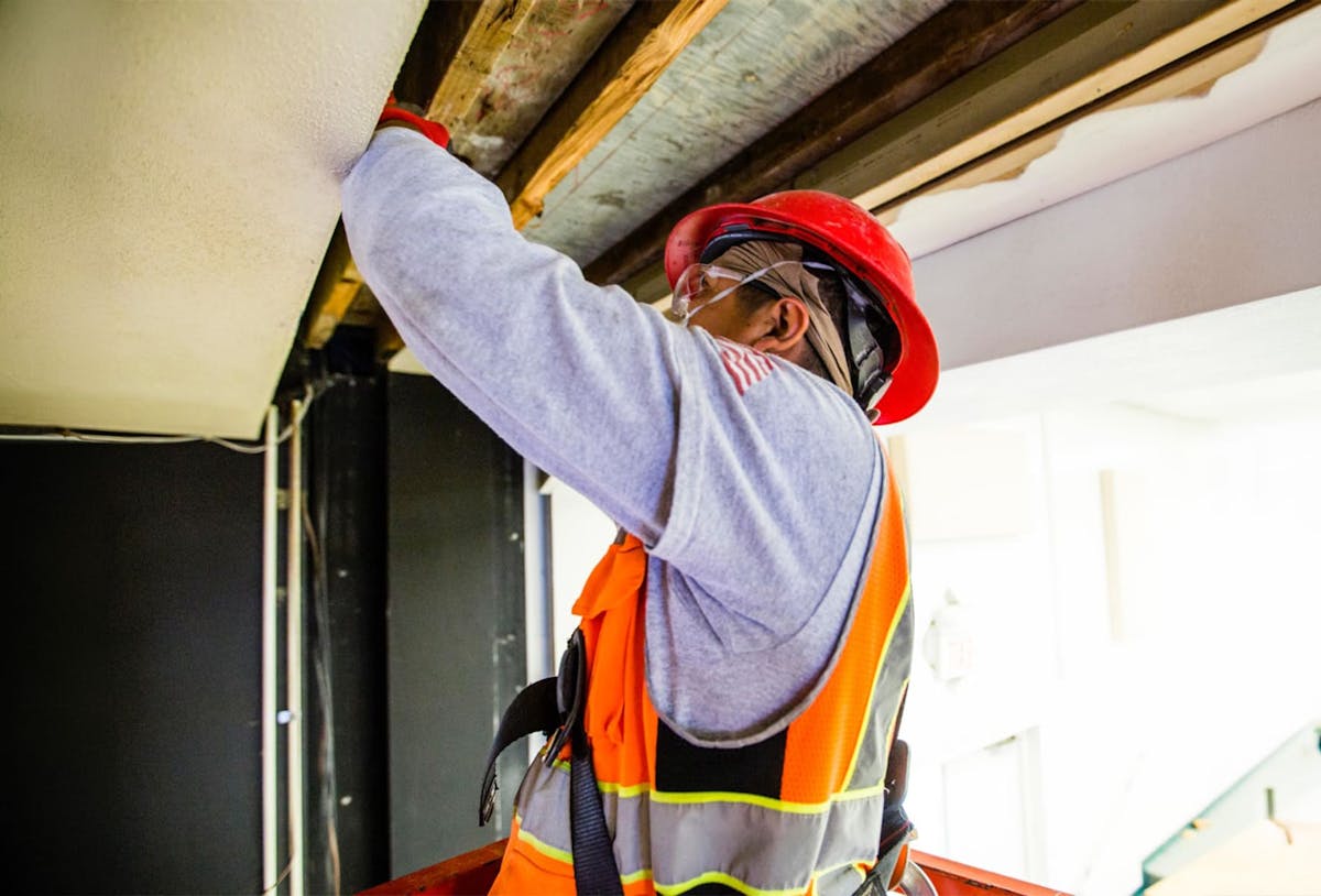 Man working