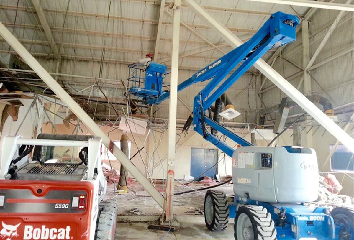 a boom lift