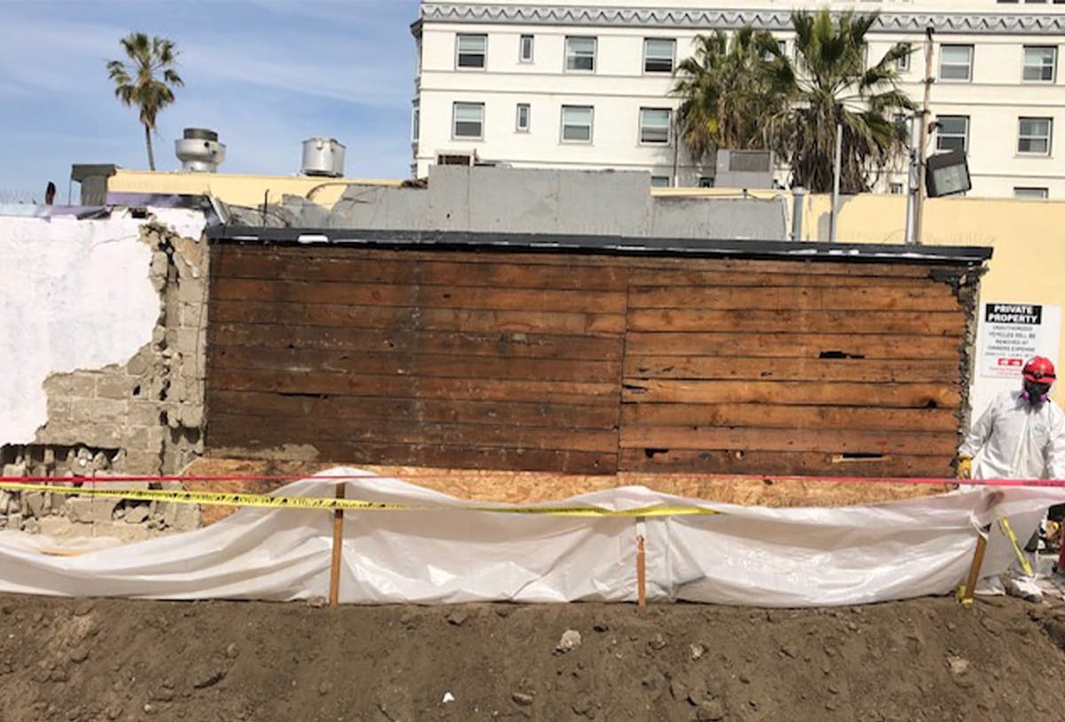 a wooden fence