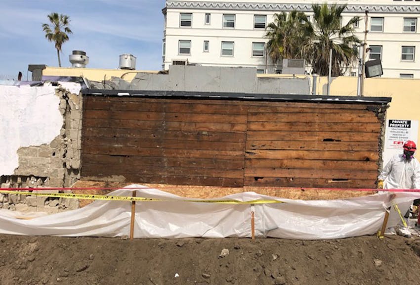 a wooden fence
