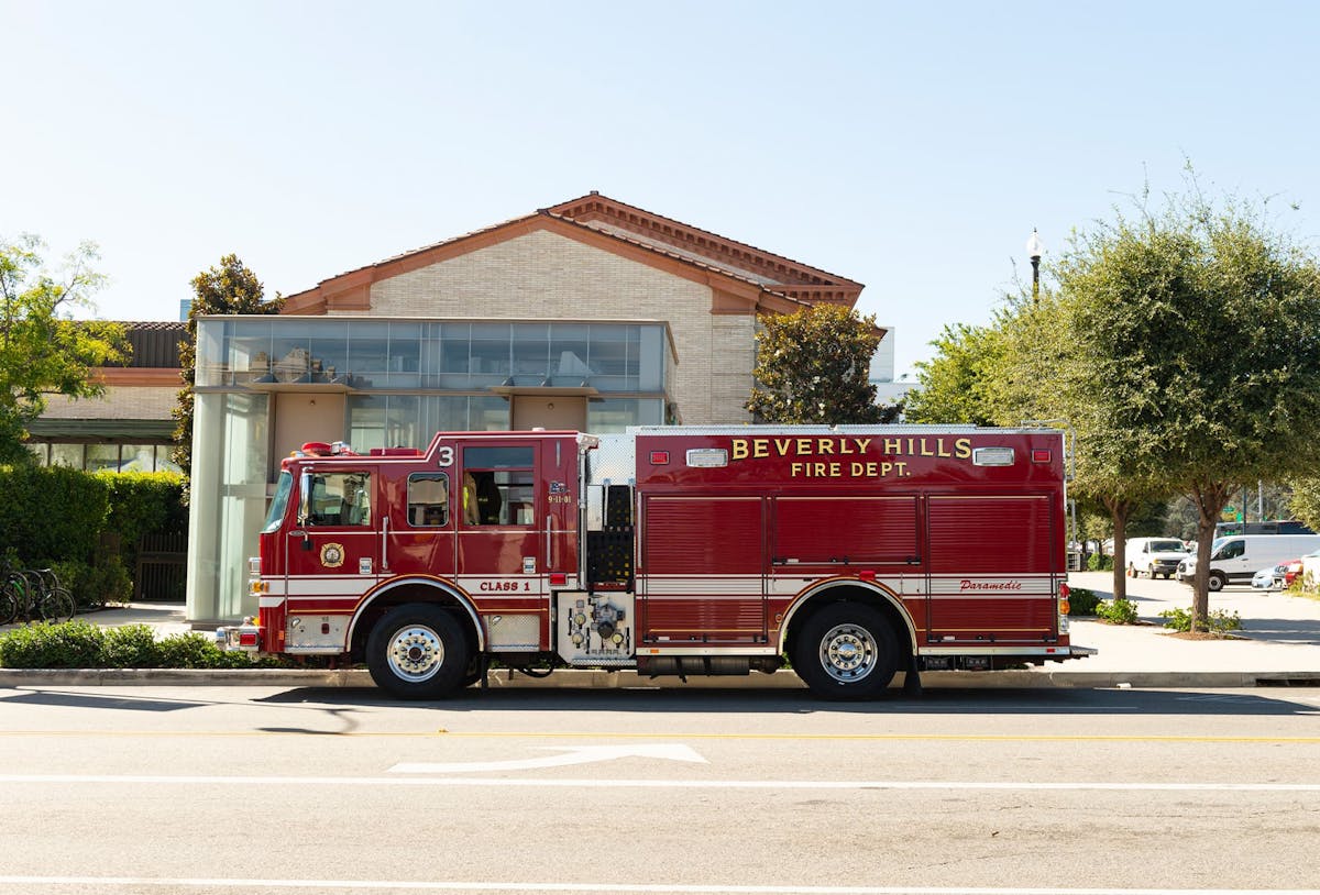 a fire truck