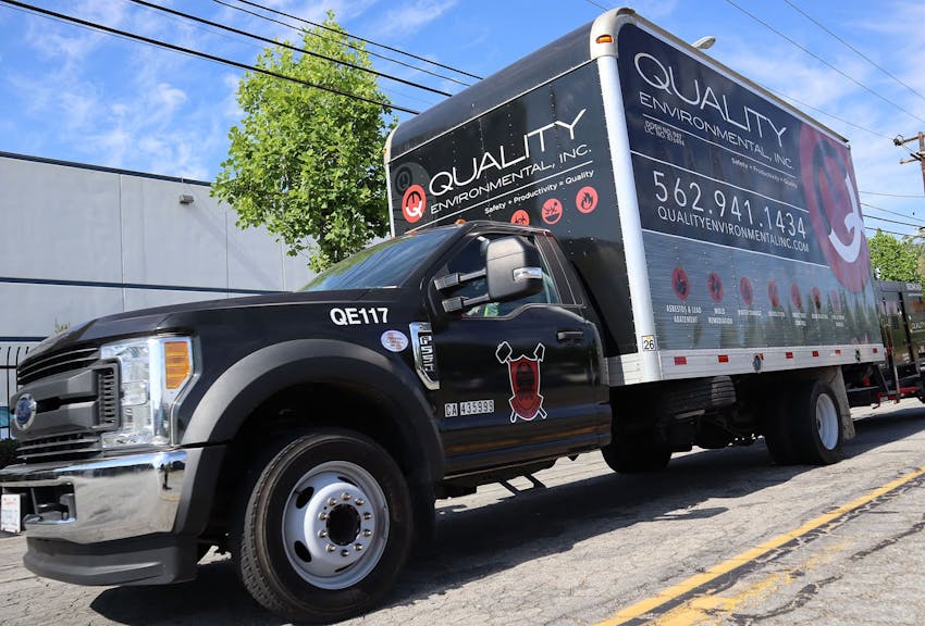 a company truck