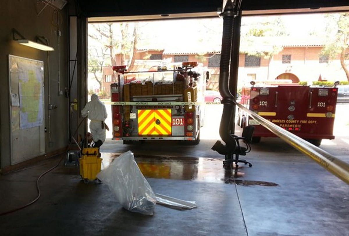 a fire truck