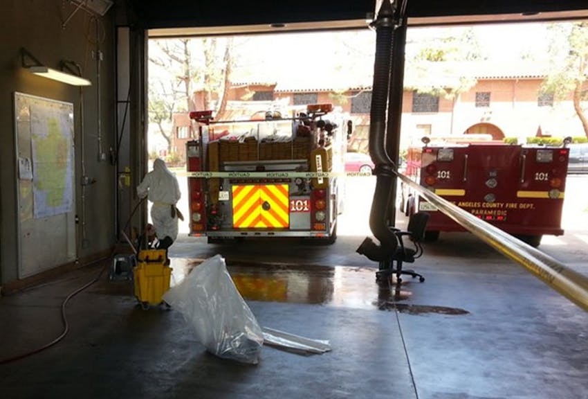 a fire truck
