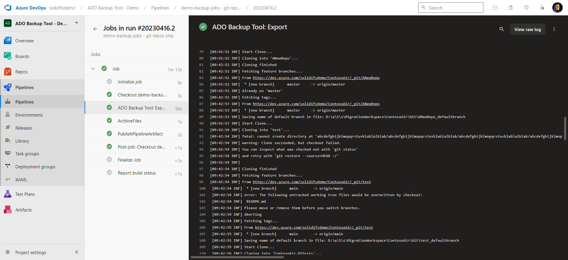 Easy data protection with the Azure DevOps backup tool